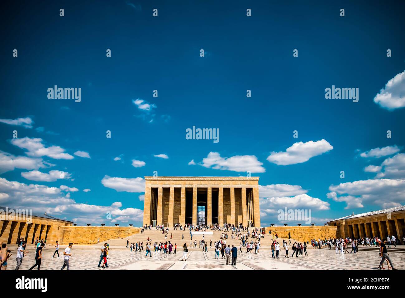 Atatürks Mausoleum des Gründers der Republik Türkei Stockfoto