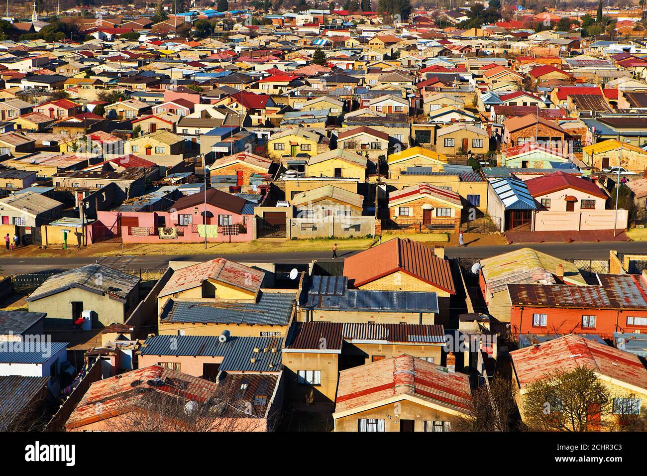 Soweto Township Stockfoto