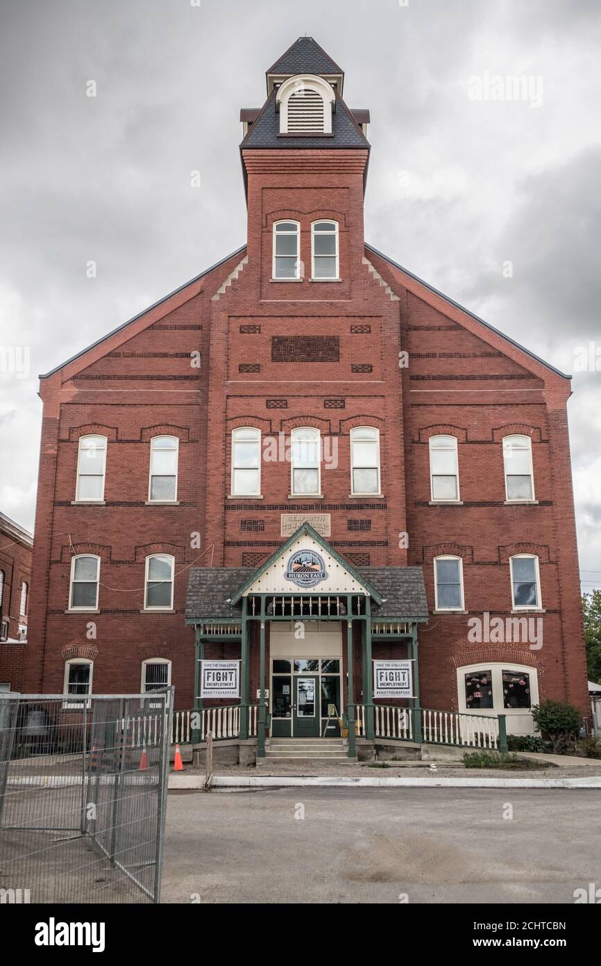 Seaforth City Hall. Stockfoto