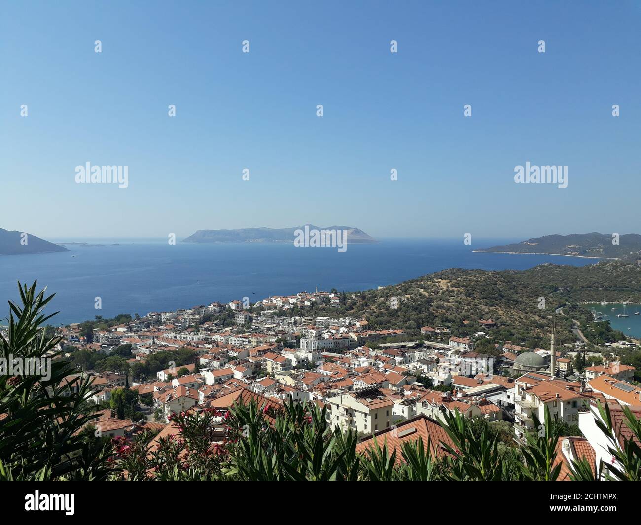 Kastellorizo ​​Island auch bekannt als Megisti ein schöner touristischer Ort Im Mittelmeer, das innerhalb von Griechenland Grenzen ist Stockfoto