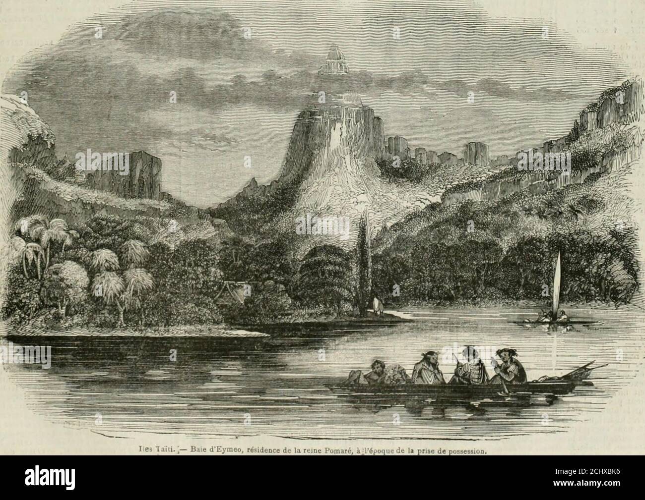 . L'Illustration : Journal universel . une niece d étoffe étendue vers 1 orateur du protectorat, il 1 gageant à livrer tout le surplus avant le 7 du môme mois,semble recevoir tous les biens dmtlenum. Ration a été faite. «Ainsi, ajoute M. le contre-amiral Bruat en terminantruis 11 replie avec som 1 etofle, comme si elle contenait quel- ! Son Rapport, se trouve établi eu droit et eu fait, et du con- Iles Taïti. – Marid français. Mission sont : Farehâu, Fanahue, Pisomai, Taviri et Nutere;la grande clieflesse be-aru-tua était représentée par son inari,et doit venir elle-même à lassemblée du 7janvi Stockfoto