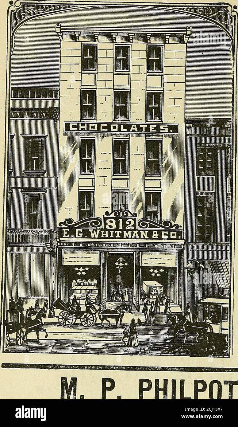 . Der offizielle Führer zu Philadelphia.. . im Anschluss, von Dr. WM. Murphy, Physicianin Chief of Mount Vernon Retreat für Trunkendarin, und Late Health Commissioner von New York City. , . ^ ,. ■, ^ •4. +^ Ich habe Mr. Fairthornes Pepsin mit viel Zufriedenheit verwendet, und preler es zu jedem anderen auf dem Markt. WM. MURPHY, M.D. AROIVIATIC WEIN VON RHABARBER. Ein angenehmes Abführmittel. WEIN AUS CHININ SL KAMILLE BLUMEN EIN tonisches und anti-Material Heilmittel. HOLZVIOLETT KÖLN. Zart, erfrischend und anhaltend. LAVOLINE Zum Entfernen von Sonnenbrand und Sommersprossen. Vollkommen sicher und nicht giftig.Diese Superior und eleg Stockfoto