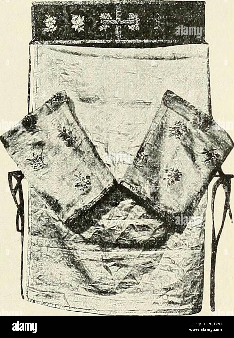 . Geschichte der liturgischen Gewebe des Mittelalters; oder, Entstehung und Entwicklung der kirchlichen Ornate und Parameter in Rücksicht auf Stoff, Gewebe, Farbe, Zeichnung, Schnitt und rituelle Bedeutung nachwiesen und durch 110 Abbildungen in farbdruck erläutert. -schen Monumenten bei Soldaten unter der Pape-nula um den Hals herum hervorkommen sehen. Ersteres Chapter. Der Amikt. 49 (Schweiz) aus der Wende des 9. Jahrhundert. Superhumerale kam übrigens, wohlwollend zu langatmig, schon seit Ausgang des 11. Jahrhunderts bald in Abgang. P a n o (fanum) ward später to benennung of päpstlichen Stockfoto