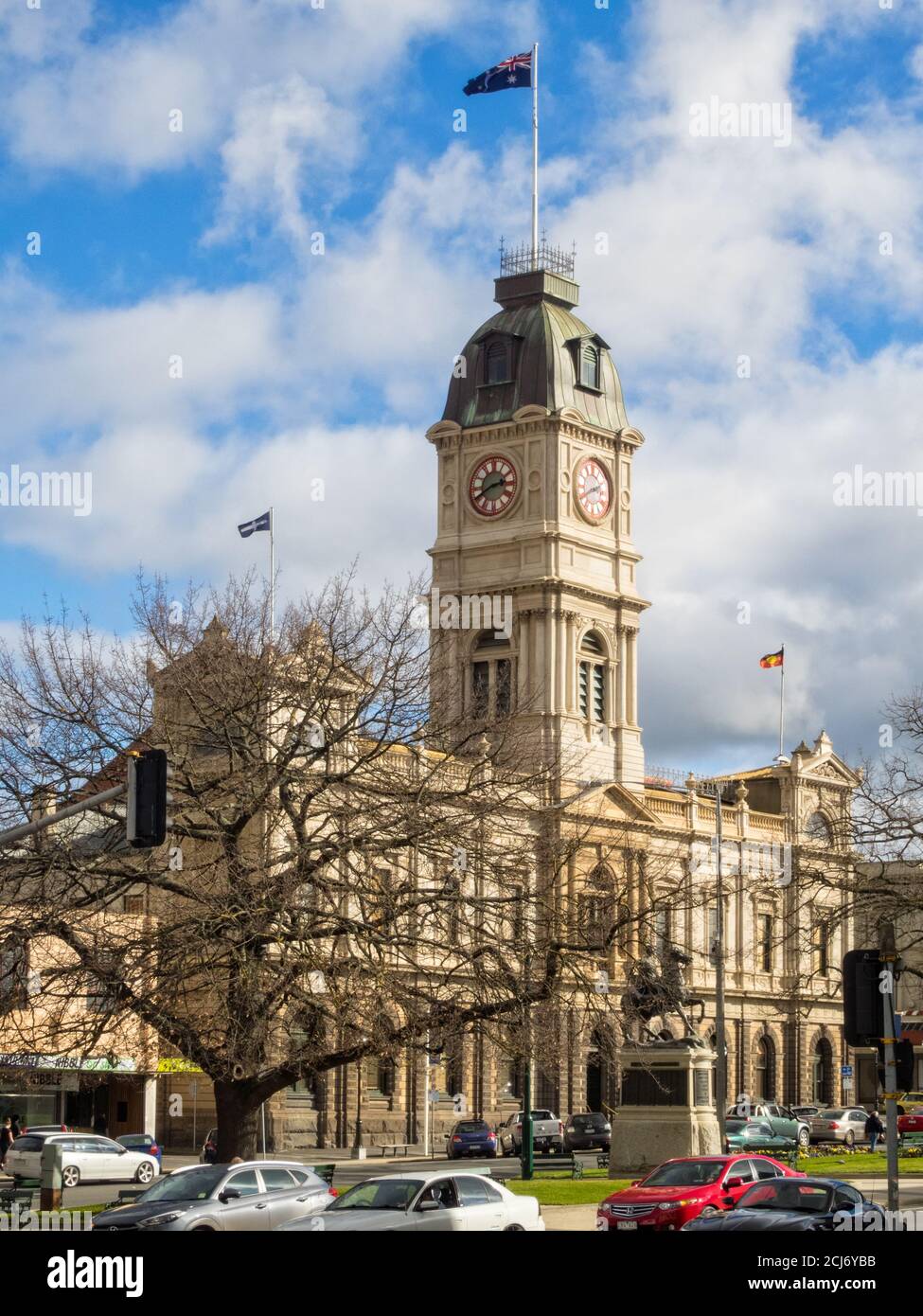Dies ist das dritte Rathaus in Ballarat - Ballarat, Victoria, Australien Stockfoto