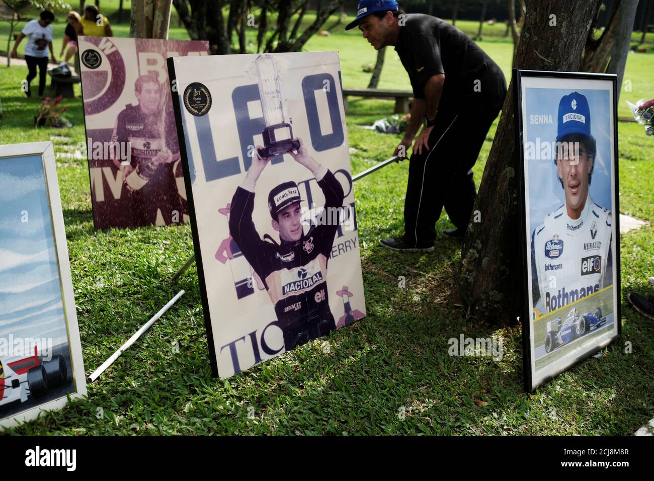 Formel 1 ayrton senna grab -Fotos und -Bildmaterial in hoher Auflösung
