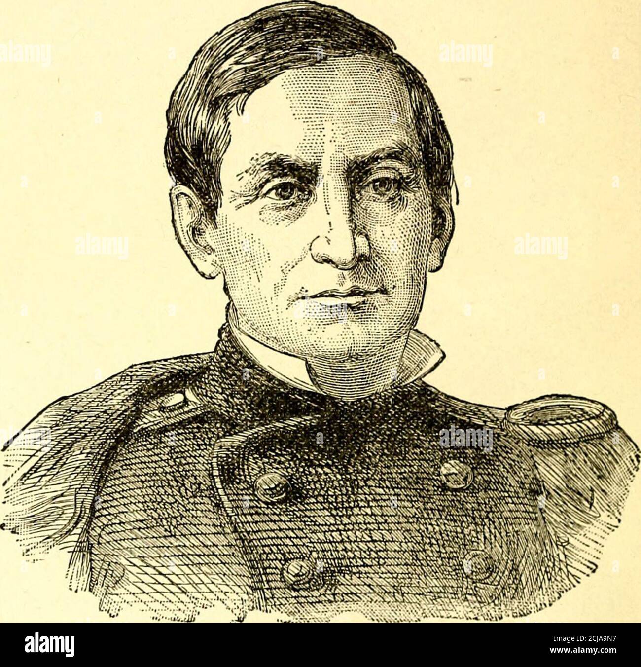 . Die Kämpfe des Krieges um die Union. Die Geschichte des großen Bürgerkriegs, von der Wahl von Abraham Lincoln bis zur Kapitulation bei Appomatox, unparteiisch erzählt. JEFFERSON DAVIS. (Präsident der Südkonföderation.) 12 DIE KÄMPFE FÜR DIE UNI OK. Es gab absolut nichts. Der Süden trennte sich von der Union aus Gründen der Transparenz und erklärte Egoismus. Stephens erklärte, dass der Stein der neuen Konföderation Sklaverei war. Zoll MAJOR ROBERT ANDERSON. Einige Jahre wurde dieser Eckstein herausgezogen, und der ganze Stoff kam in unheilbarer Ruine umstürzen. Krieg zwischen den Stockfoto