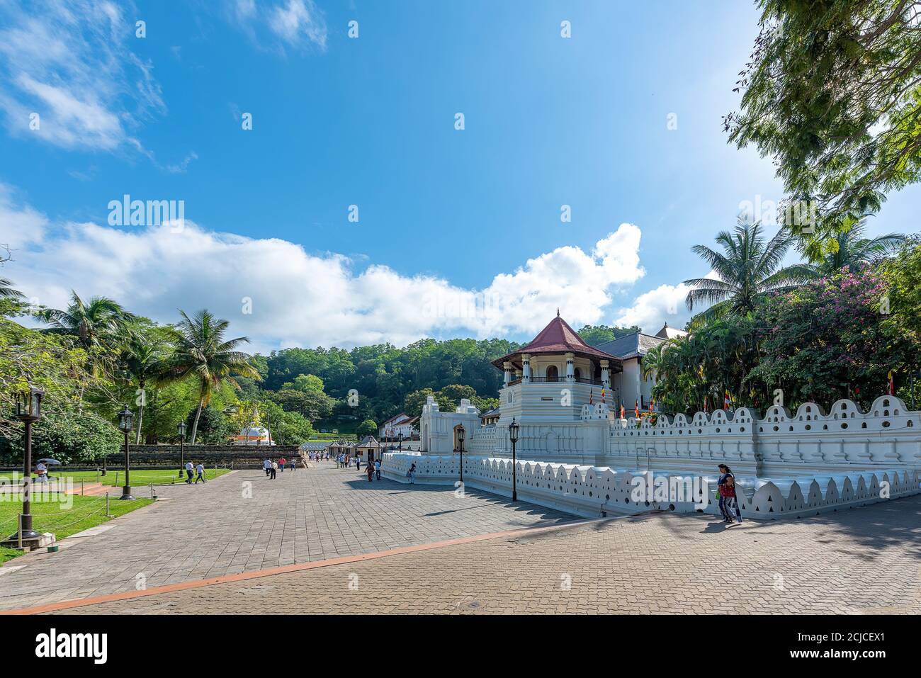 Der Zahntempel Kandy, Sri Lanka Stockfoto