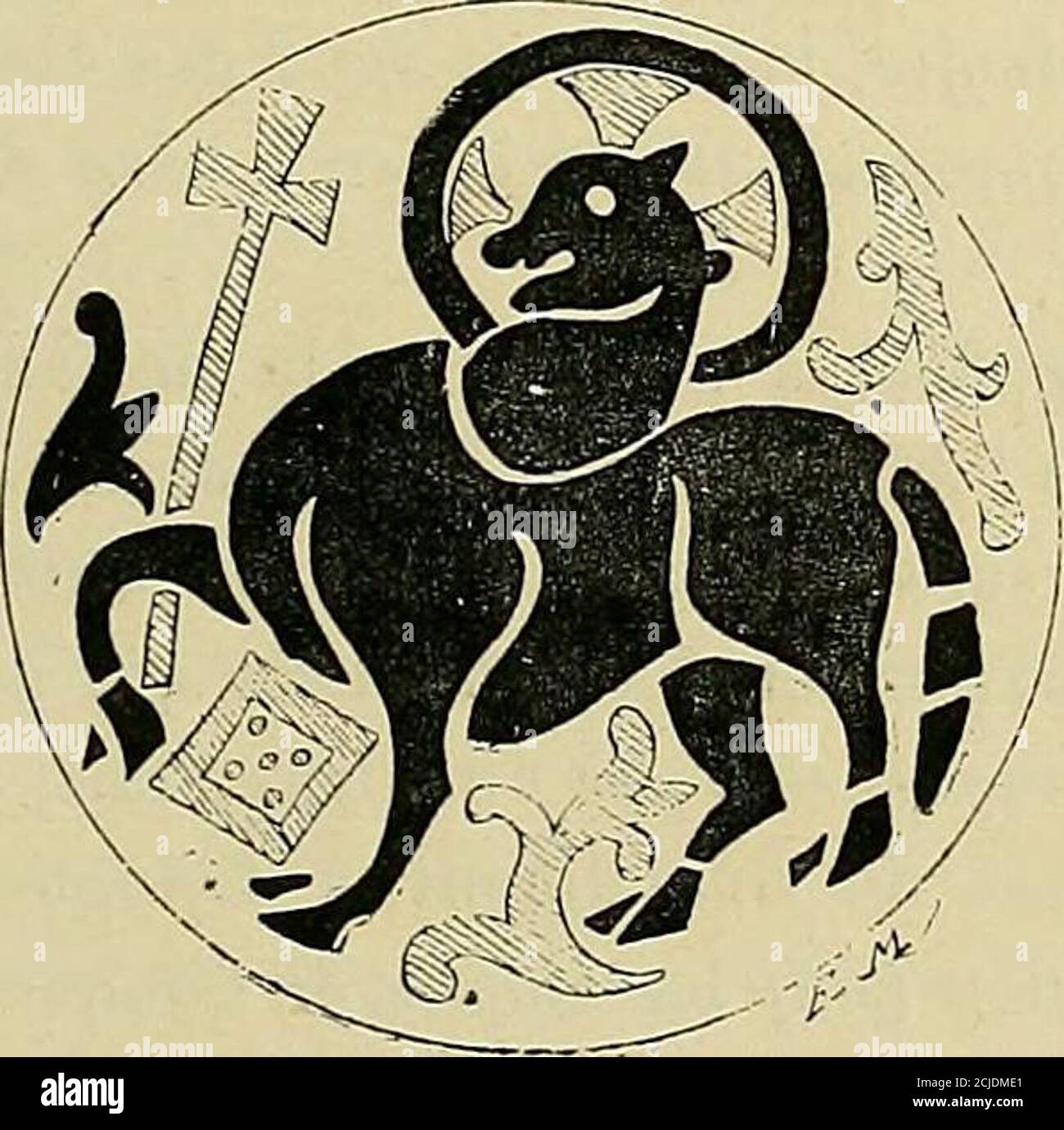 . Gazette des beaux-Arts . t les plaquesentaillées sont probablement destinées à faire beaucoup de bruitdans le inonde des émailleurs. Retrouvée il y a deux ans, je crois,au fond dune sacristie poudreuse, sa renommée Nest pas encoreparvenue jusquà Paris ou du moins les Parisiens qui lont vue se LEXPOSITION DART RÉTROSPECTIF DE LIMOGES. 173 sont montrés dune discrétion exemplaire. Au demeurant, cest, comme construction, un Monument peu artistique. Quon se figure unechâsse en forme de maison composée de plaques de cuivre guilloché,clouées sur une âme de bois. Sur chacune de ses grandes Faces sont Stockfoto