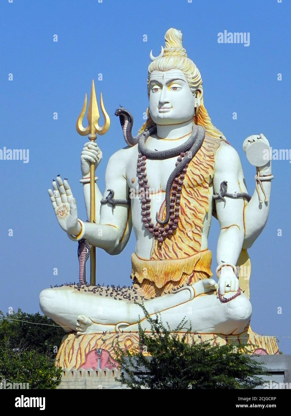 Statue von Herrn Shiva in Indien Stockfoto