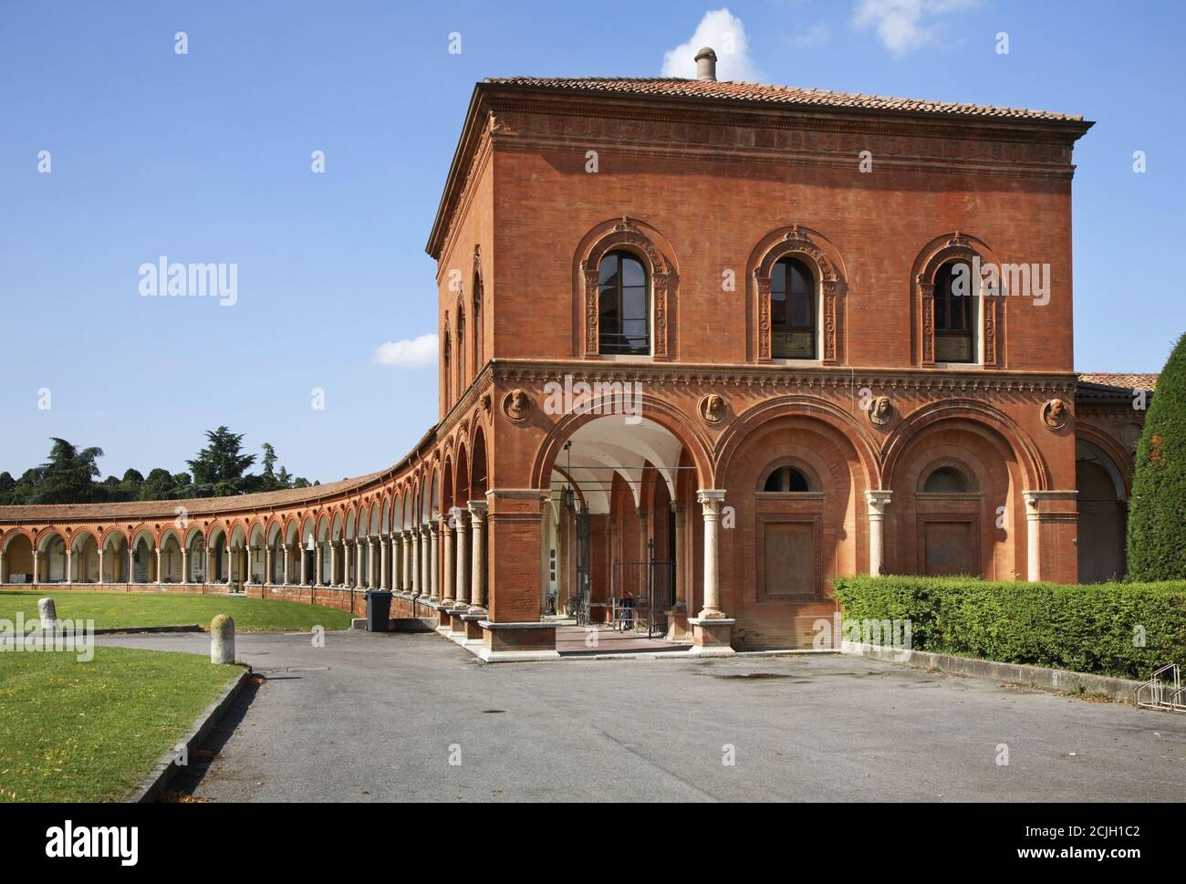 Certosa von Ferrara - San Cristoforo alla Certosa in Ferrara. Italien Stockfoto