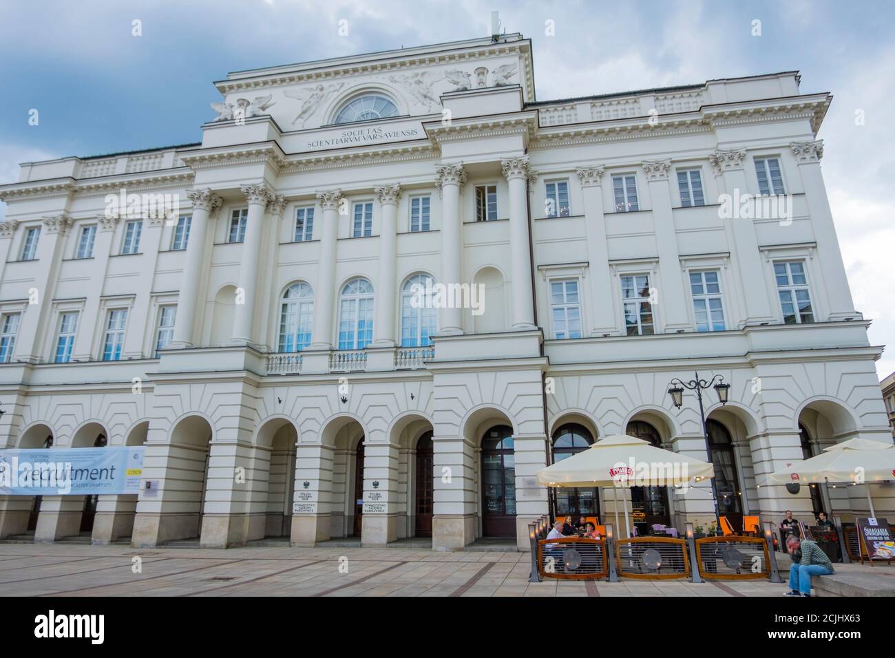 PAN, Polska Academia Nauk, Polnische Akademie der Wissenschaften, Pałac Staszica, Warschau, Polen Stockfoto
