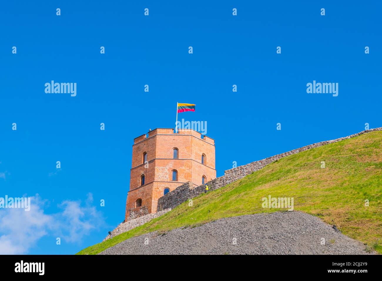 Gedimino pilies bokštas, Gediminas Castle Tower, Castle, Vilnius, Litauen Stockfoto