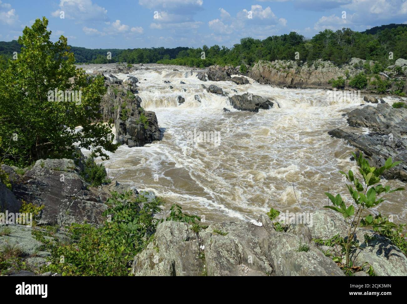 Potomac River, Great Falls, Maryland USA Stockfoto