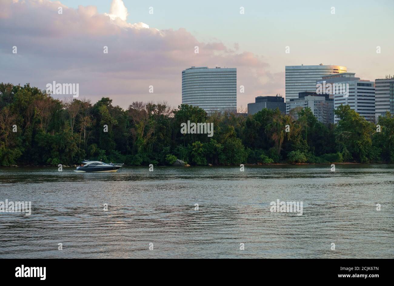 Potomac River, Washington DC, Arlington VA USA Stockfoto