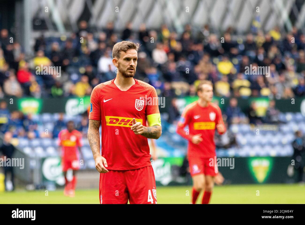 Broendby, Dänemark. September 2020. Kian Hansen (4) vom FC Nordsjaelland beim 3F Superliga Spiel zwischen Broendby IF und FC Nordsjaelland im Broendby Stadion in Broendby. (Bildnachweis: Gonzales Photo - Dejan Obretkovic). Stockfoto