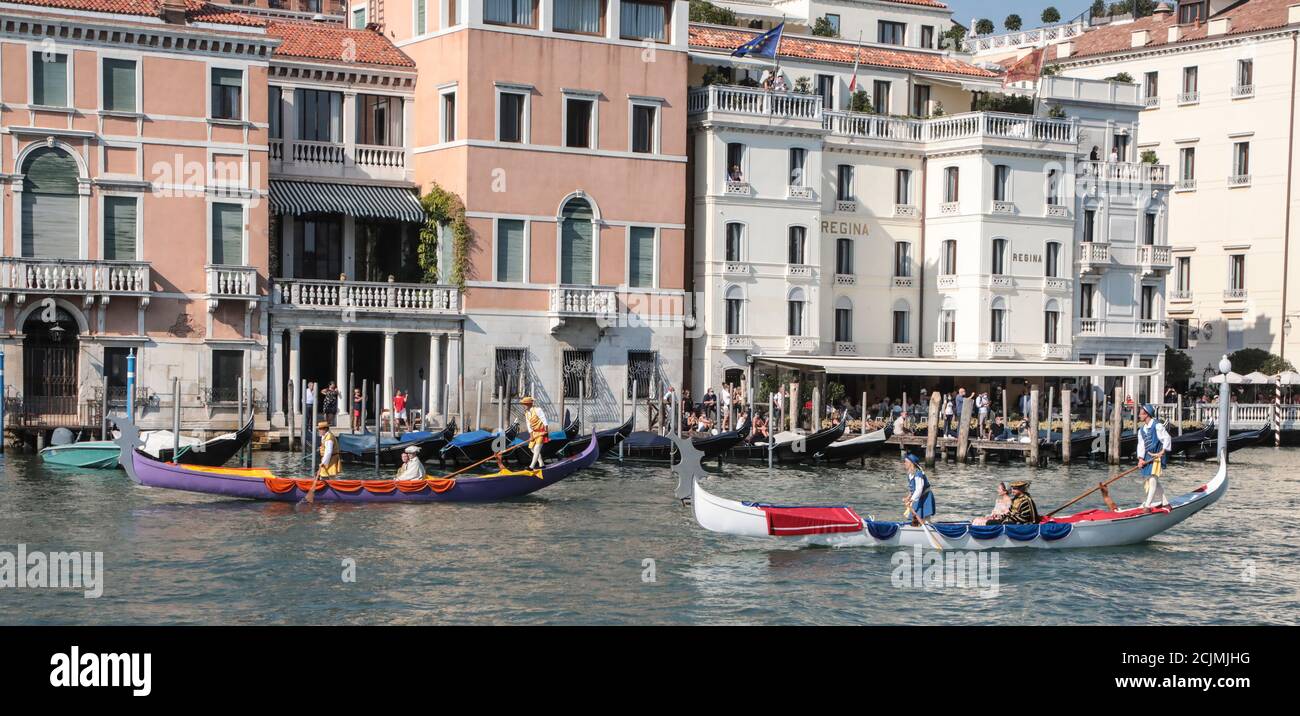 REGATA STORICA, VENEDIG Stockfoto