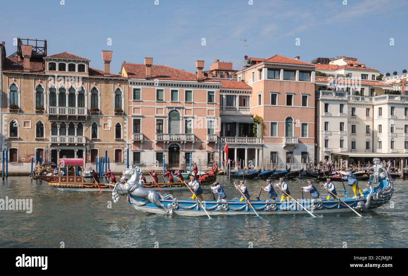 REGATA STORICA, VENEDIG Stockfoto