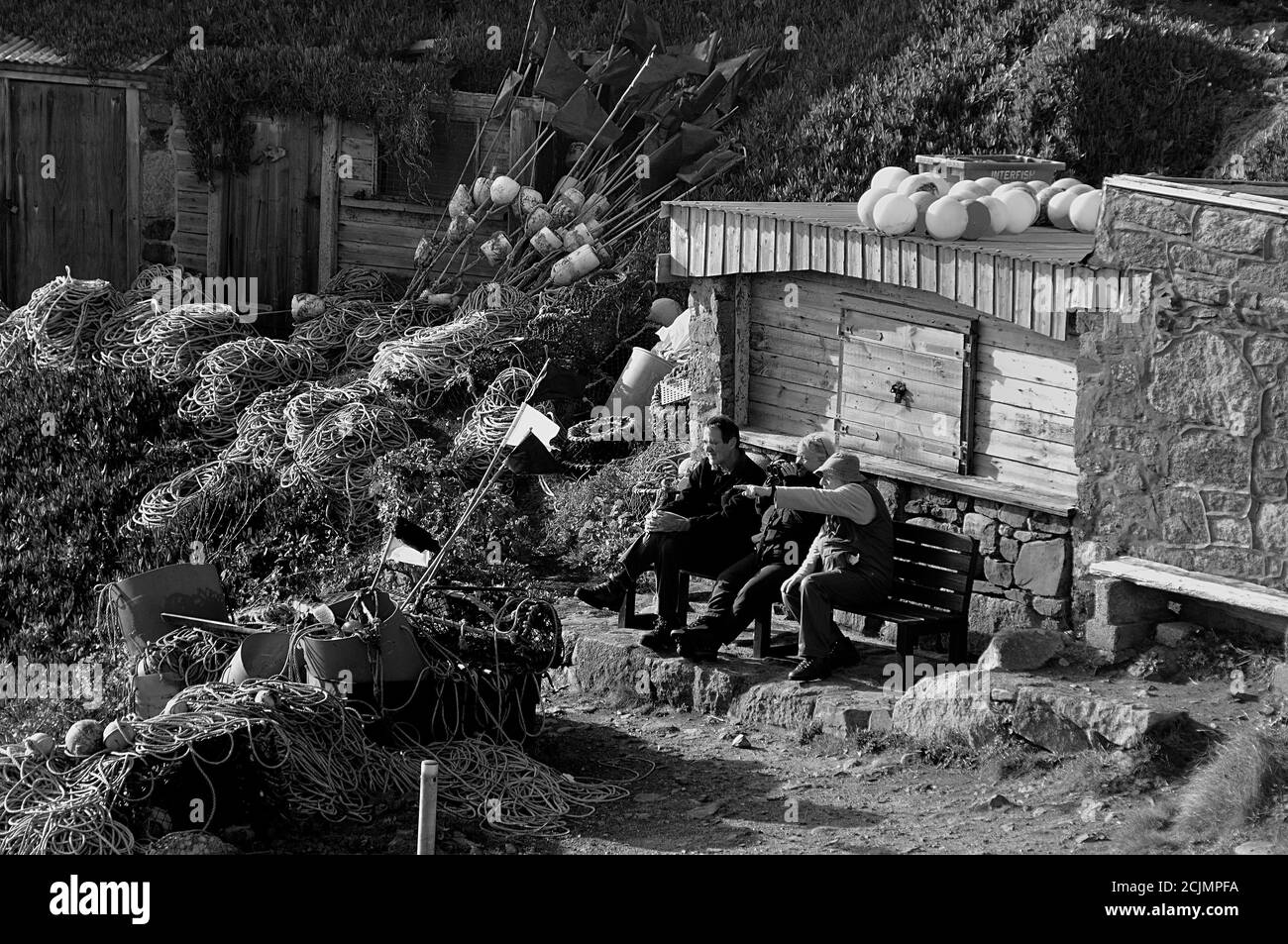 Fisherman St Nur Cornwall Stockfoto