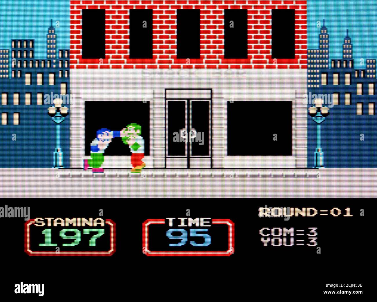 Urban Champion - Nintendo Entertainment System - NES Videogame - Nur für redaktionelle Zwecke Stockfoto