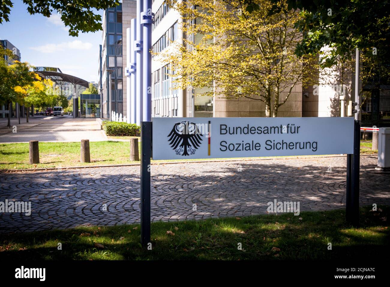 Das Bundesamt für soziale Sicherheit an der Friedrich-Ebert-Allee, Bonn, Nordrhein-Westfalen, Deutschland das Bundesamt für Soziale Sicherung an der Fr. Stockfoto