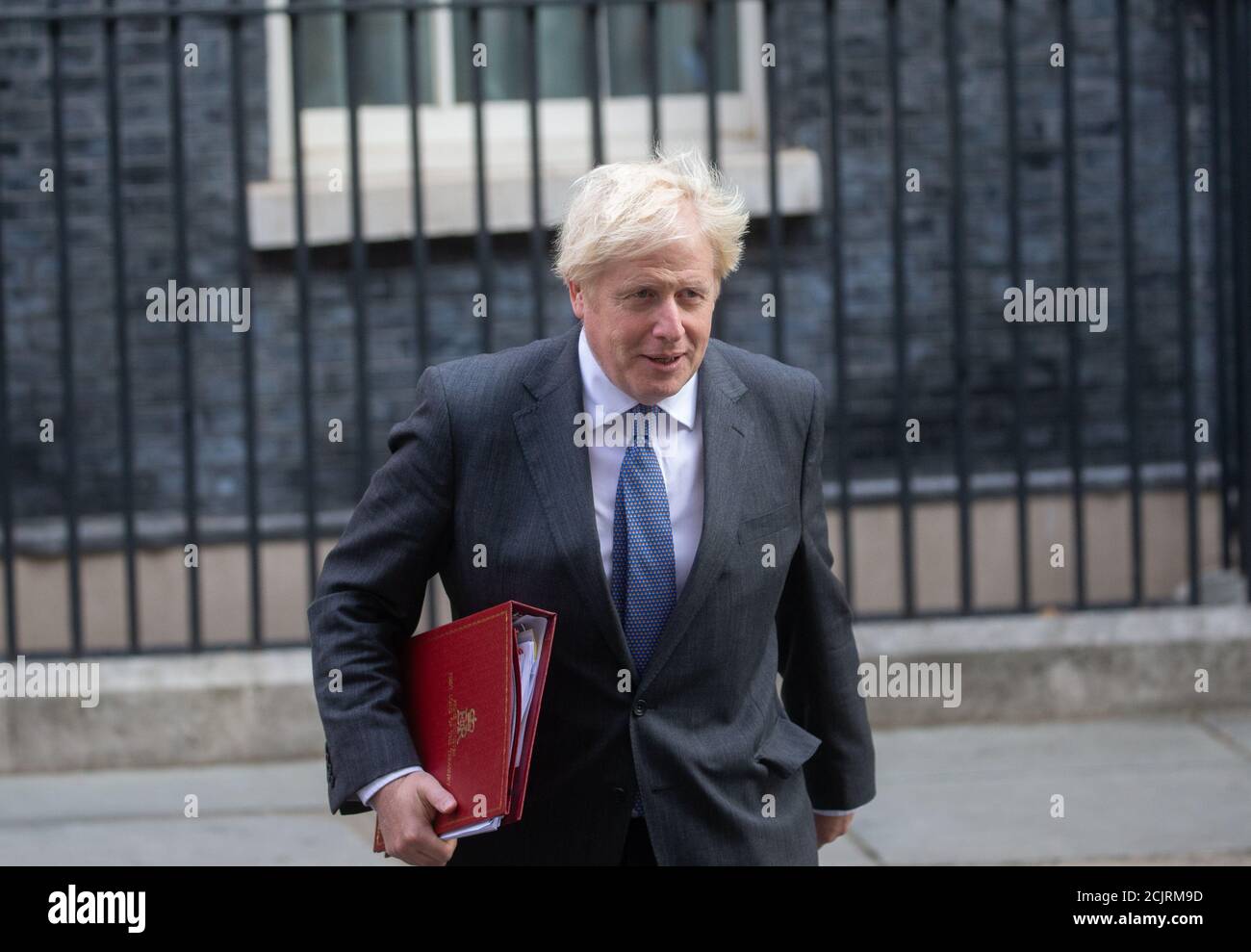 London, Großbritannien. September 2020. Boris Johnson, Premierminister des Vereinigten Königreichs, kommt zur Kabinettssitzung in der Downing Street an. Quelle: Tommy London/Alamy Live News Stockfoto