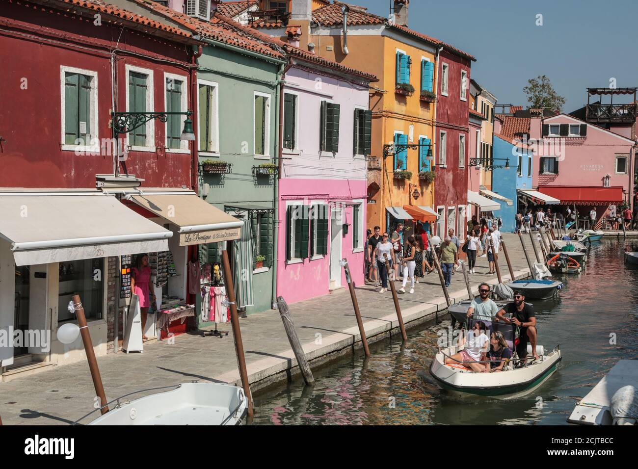 MURANO INSEL, VENEDIG, ITALIEN Stockfoto