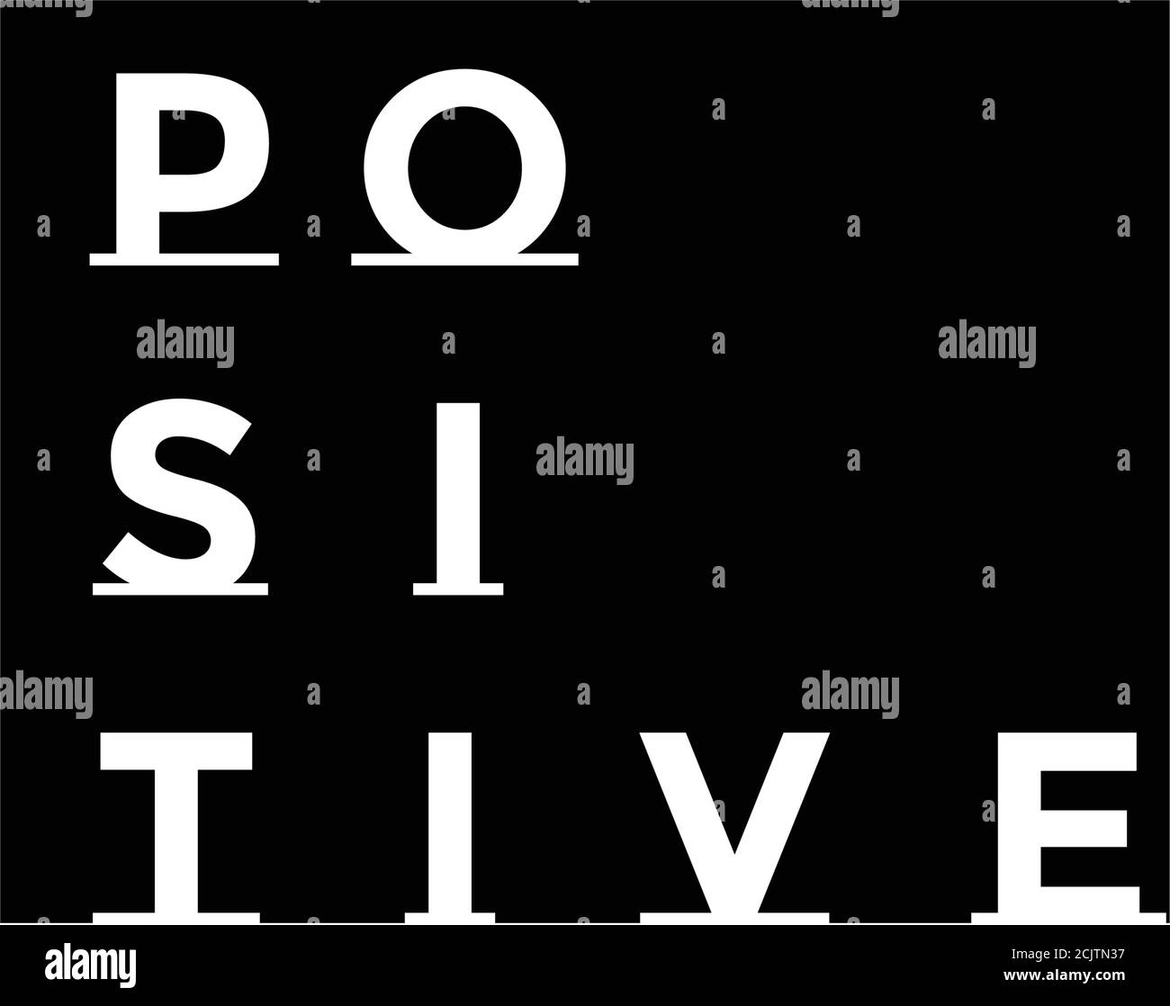 Positive Vibes, Motivational Quote of Life, Typografie für den Druck oder als Poster, Karte, Flyer oder T-Shirt-Design Stock Vektor