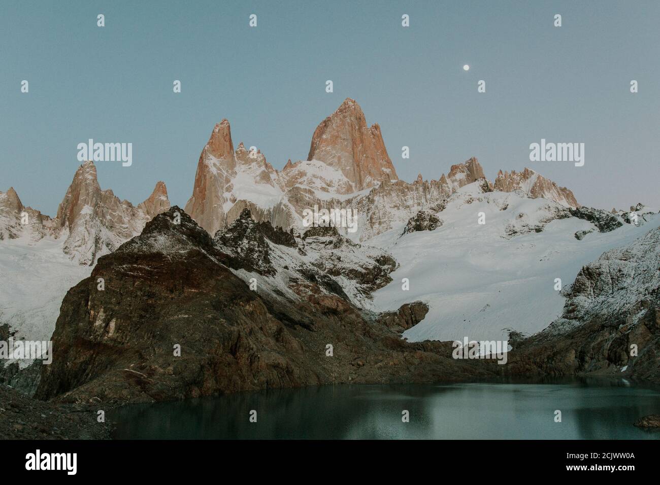 Schöne Szene von El Chalten in Patagonien Argentinien Stockfoto