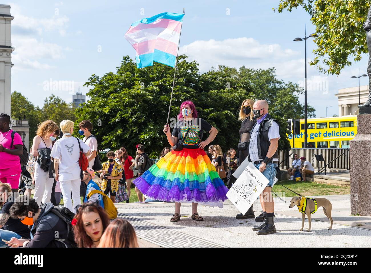 Zweite London Trans+ Pride Stockfoto