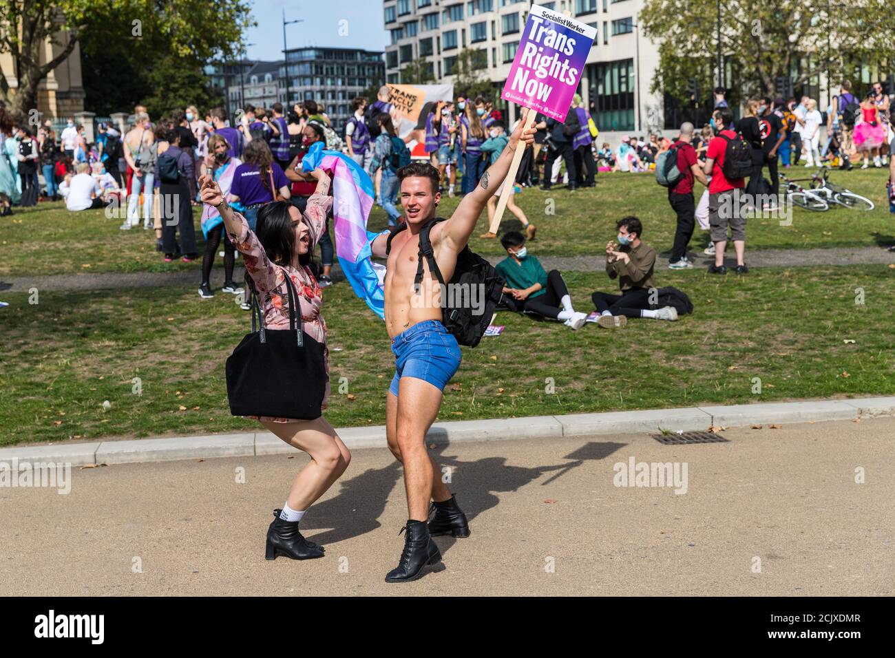 Zweite London Trans+ Pride Stockfoto