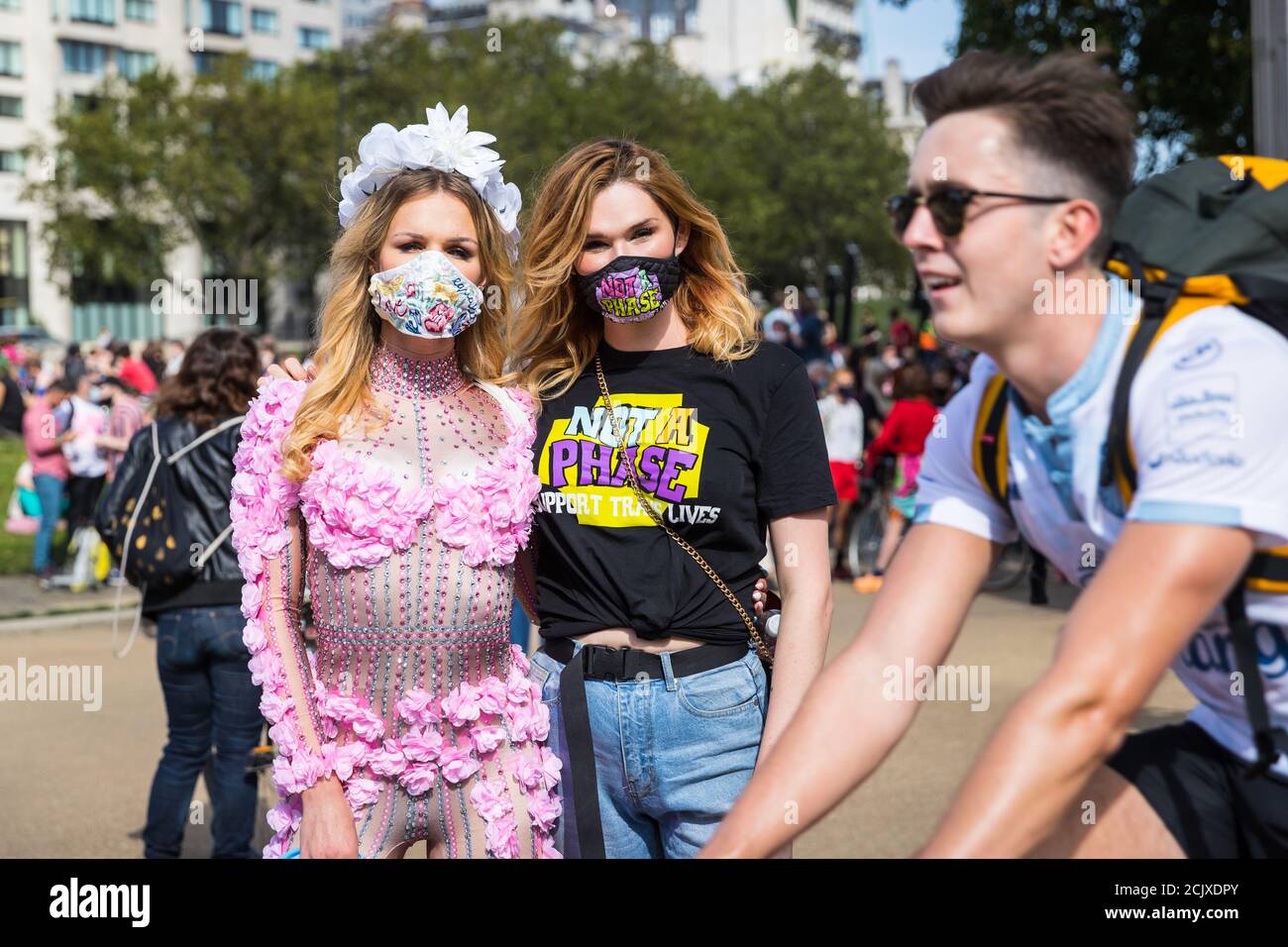 Zweite London Trans+ Pride Stockfoto
