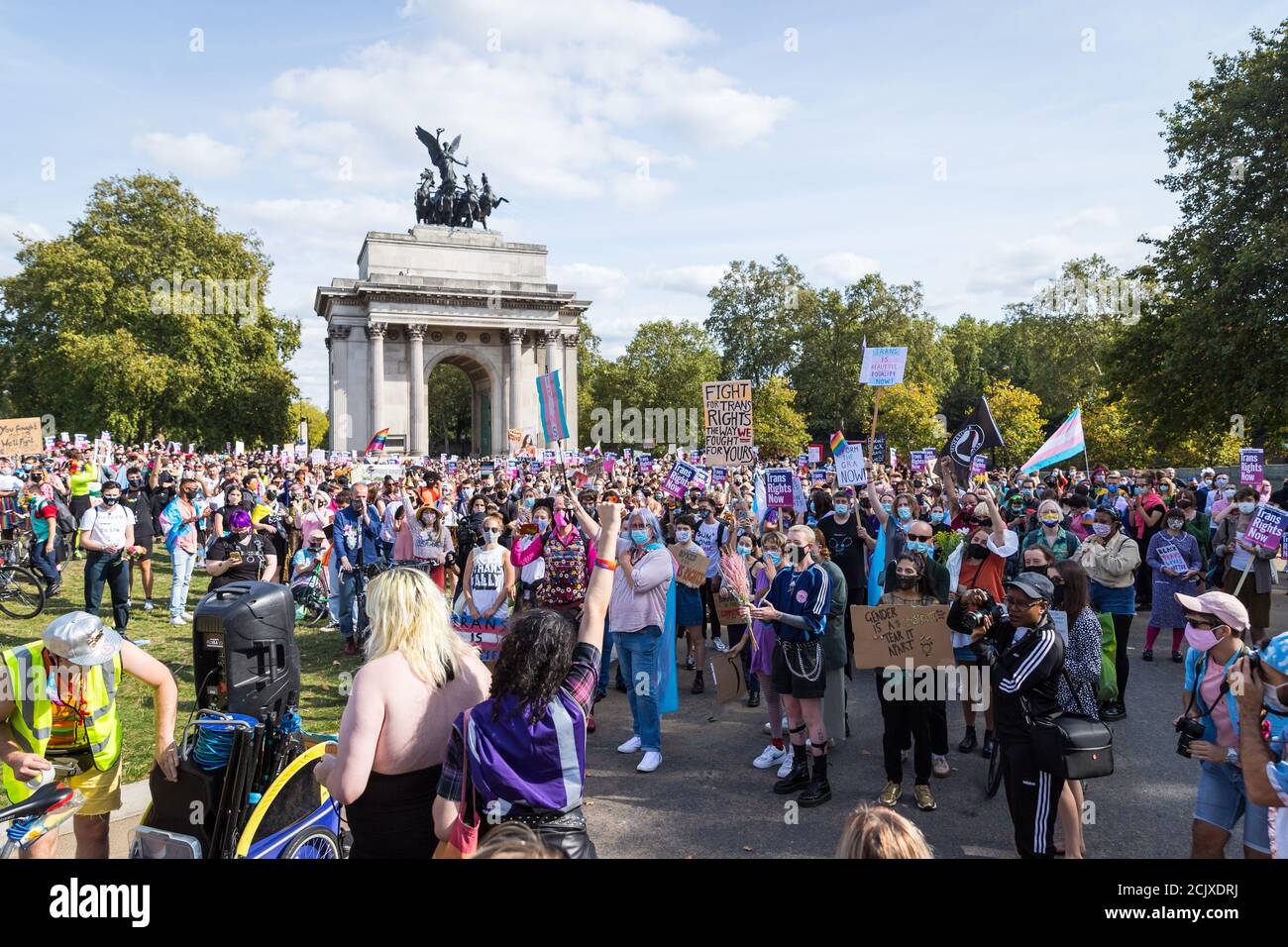 Zweite London Trans+ Pride Stockfoto