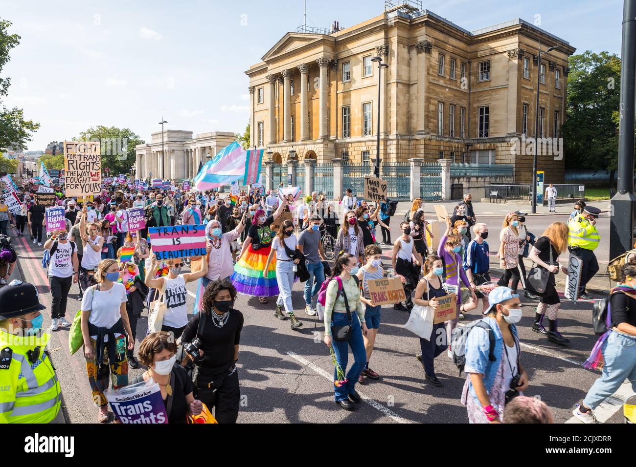 Zweite London Trans+ Pride Stockfoto