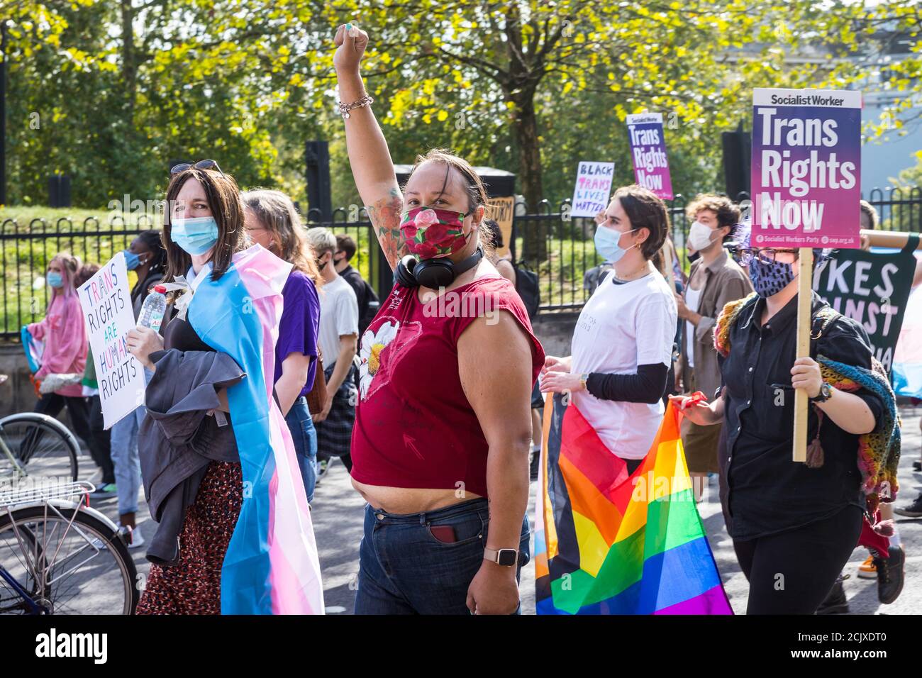 Zweite London Trans+ Pride Stockfoto