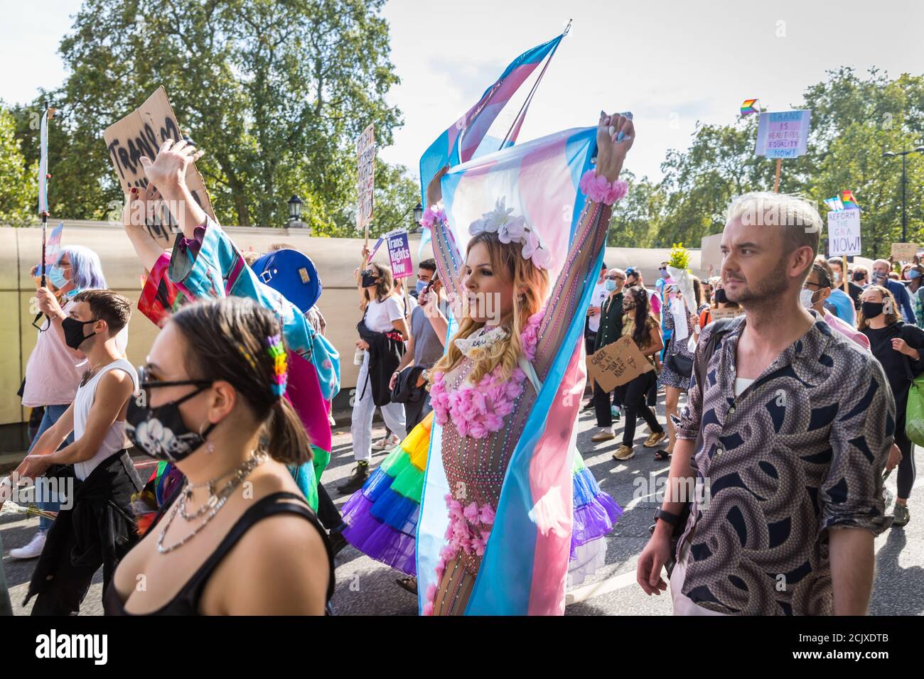 Zweite London Trans+ Pride Stockfoto