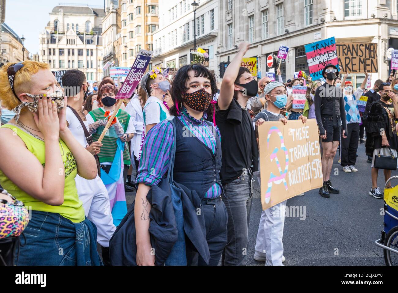 Zweite London Trans+ Pride Stockfoto