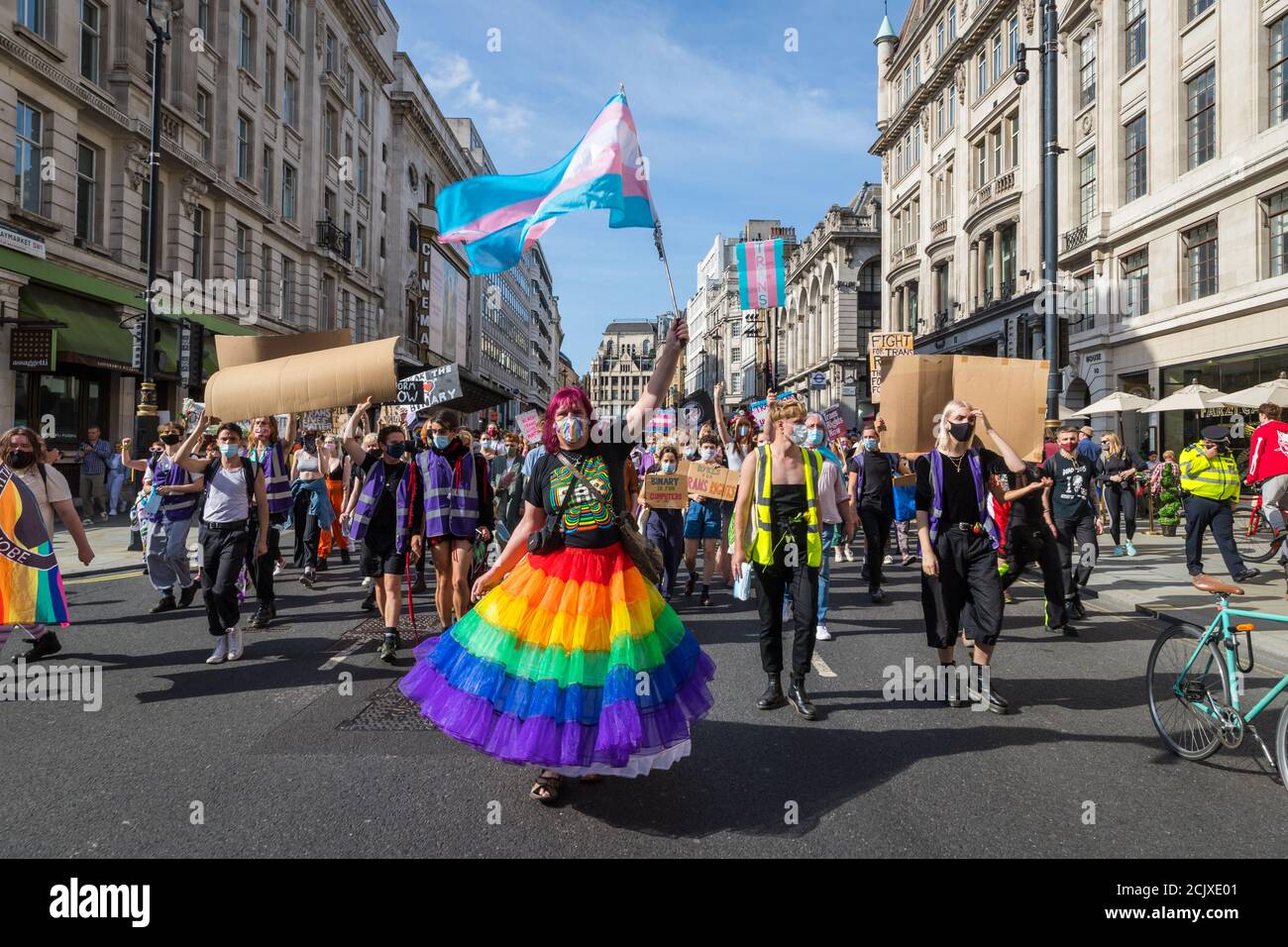 Zweite London Trans+ Pride Stockfoto
