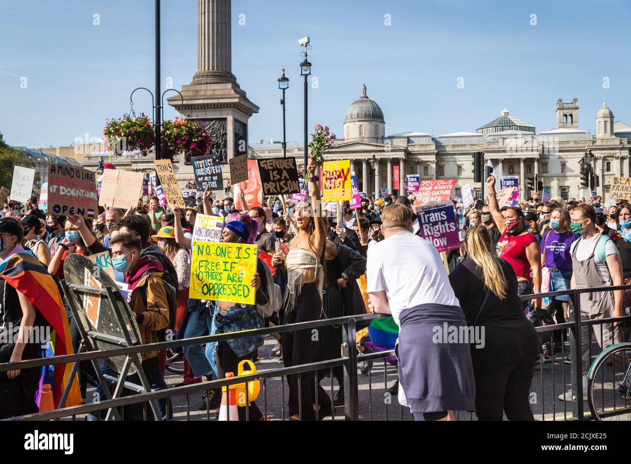 Zweite London Trans+ Pride Stockfoto