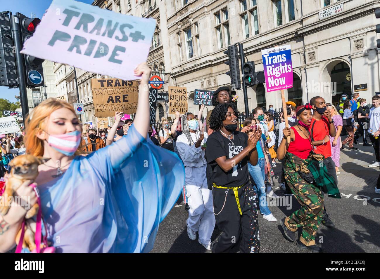 Zweite London Trans+ Pride Stockfoto