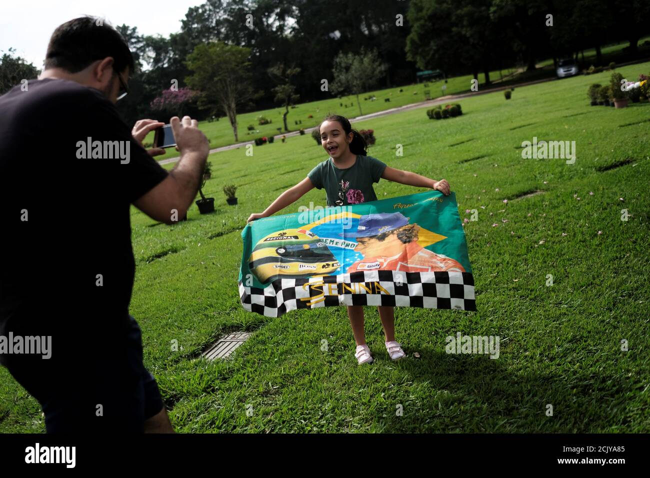 Formel 1 ayrton senna grab -Fotos und -Bildmaterial in hoher Auflösung