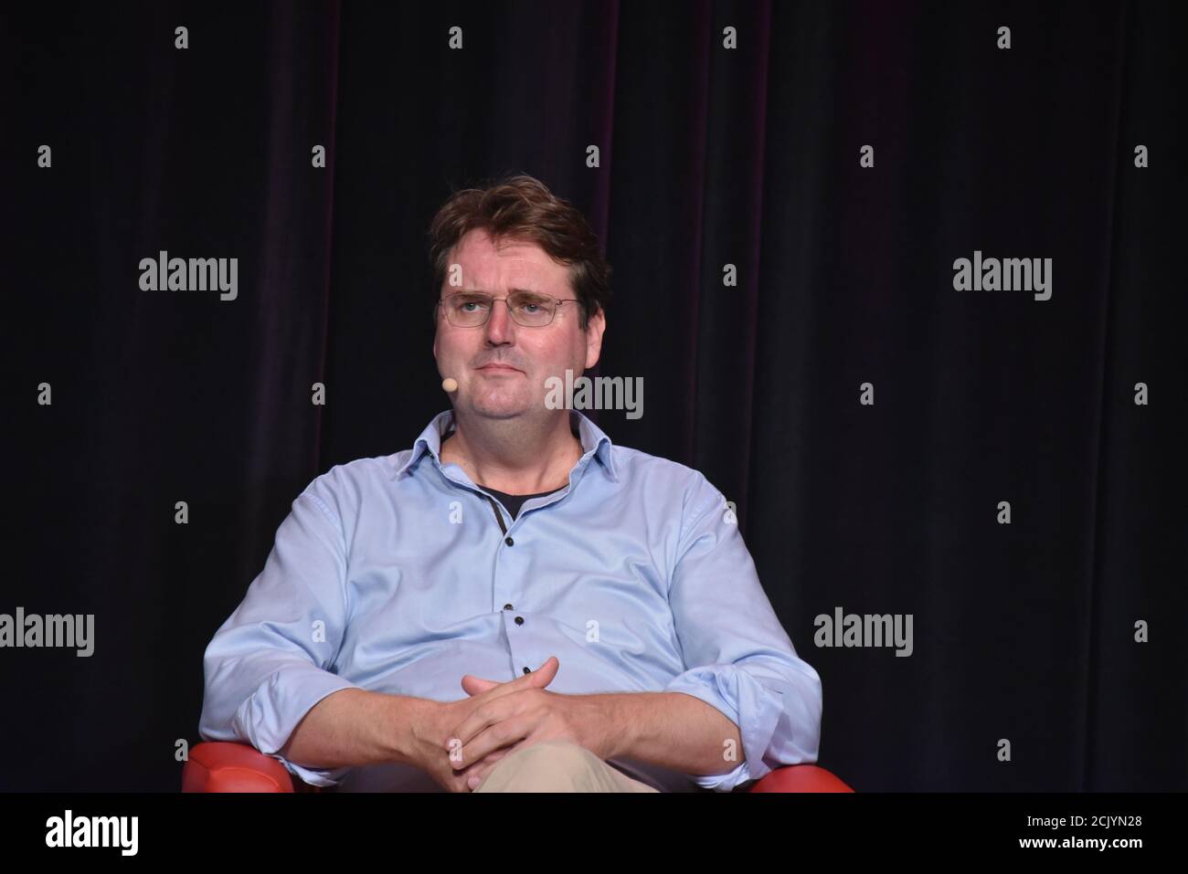Köln, Deutschland. September 2020. Der Autor Bernd Stegemann, Professor an der Berliner Hochschule für Schauspielkunst Ernst Busch und Dramaturg am Berliner Ensemble, wird auf phil.COLOGNE, dem internationalen Festival für Philosophie, sprechen und diskutieren.Quelle: Horst Galuschka/dpa/Alamy Live News Stockfoto