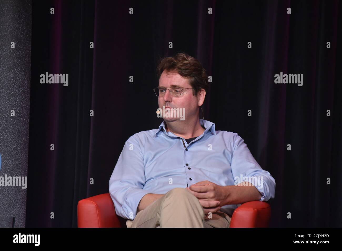 Köln, Deutschland. September 2020. Der Autor Bernd Stegemann, Professor an der Berliner Hochschule für Schauspielkunst Ernst Busch und Dramaturg am Berliner Ensemble, wird auf phil.COLOGNE, dem internationalen Festival für Philosophie, sprechen und diskutieren.Quelle: Horst Galuschka/dpa/Alamy Live News Stockfoto