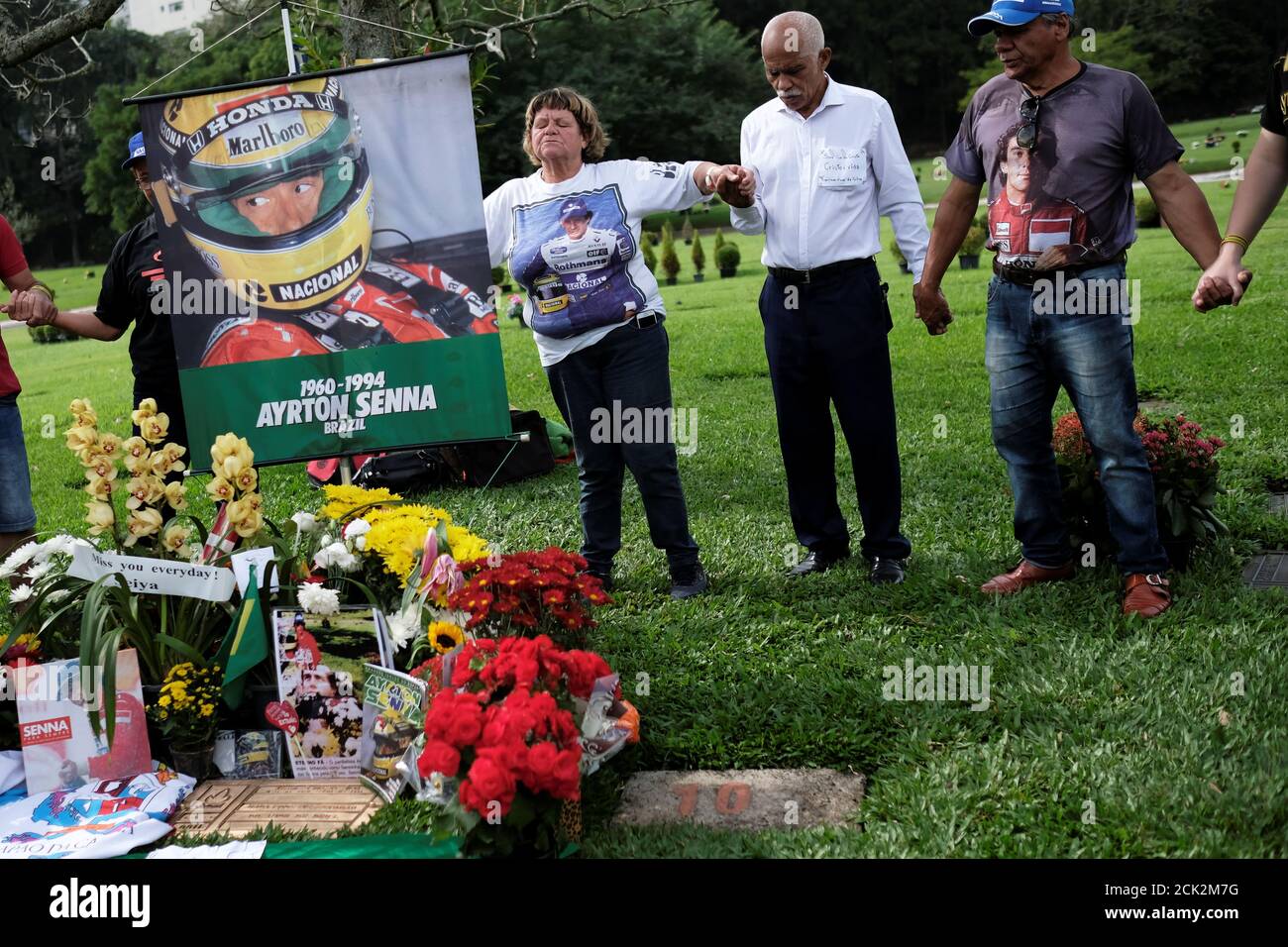 Formel 1 ayrton senna grab -Fotos und -Bildmaterial in hoher Auflösung