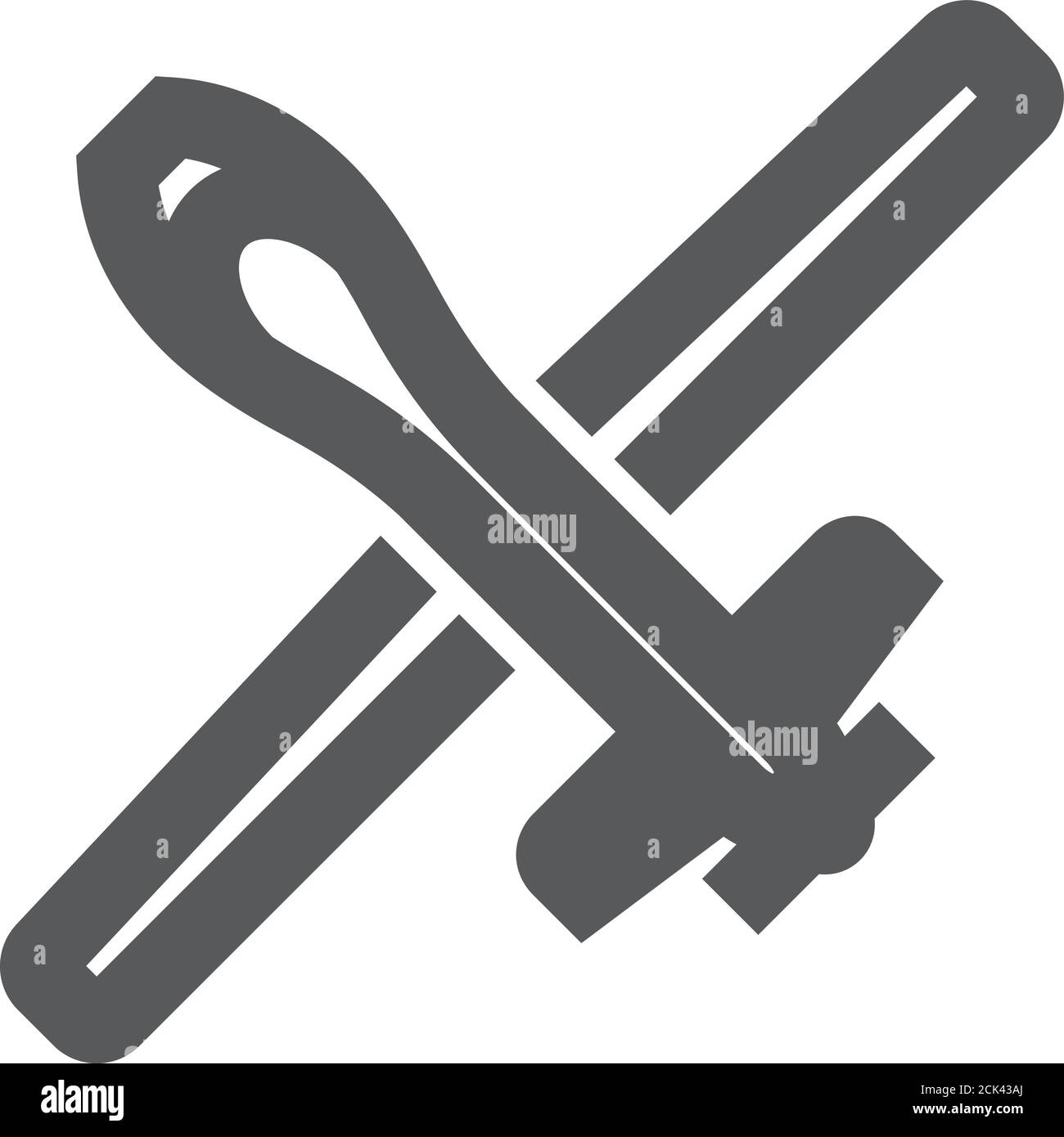 Unbemannte Luftfahrzeug Symbol in dicken Umriss Stil. Schwarz-Weiß