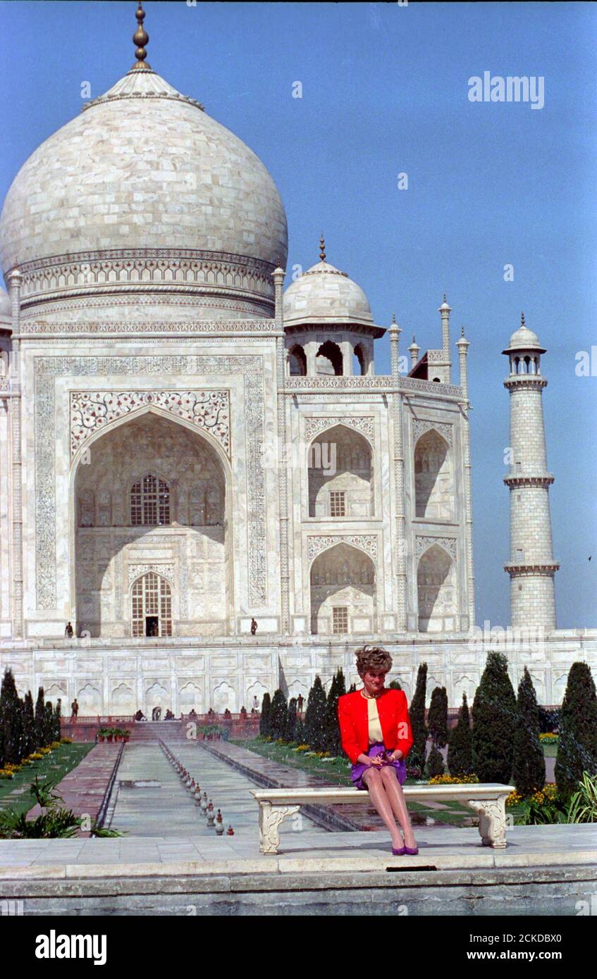 Taj mahal and princess diana Fotos und Bildmaterial in hoher