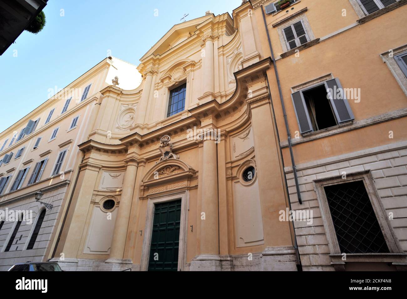 Italien, Rom, Kirche Santa Caterina da Siena Stockfoto