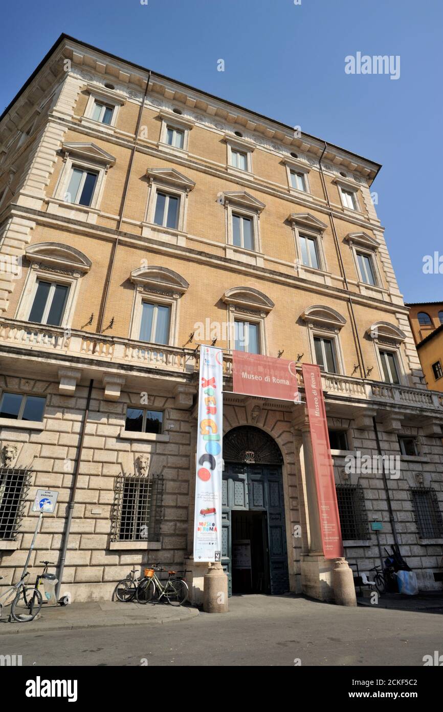 Italien, Rom, Palazzo Braschi, Museo di Roma, Bürgermuseum Rom Stockfoto