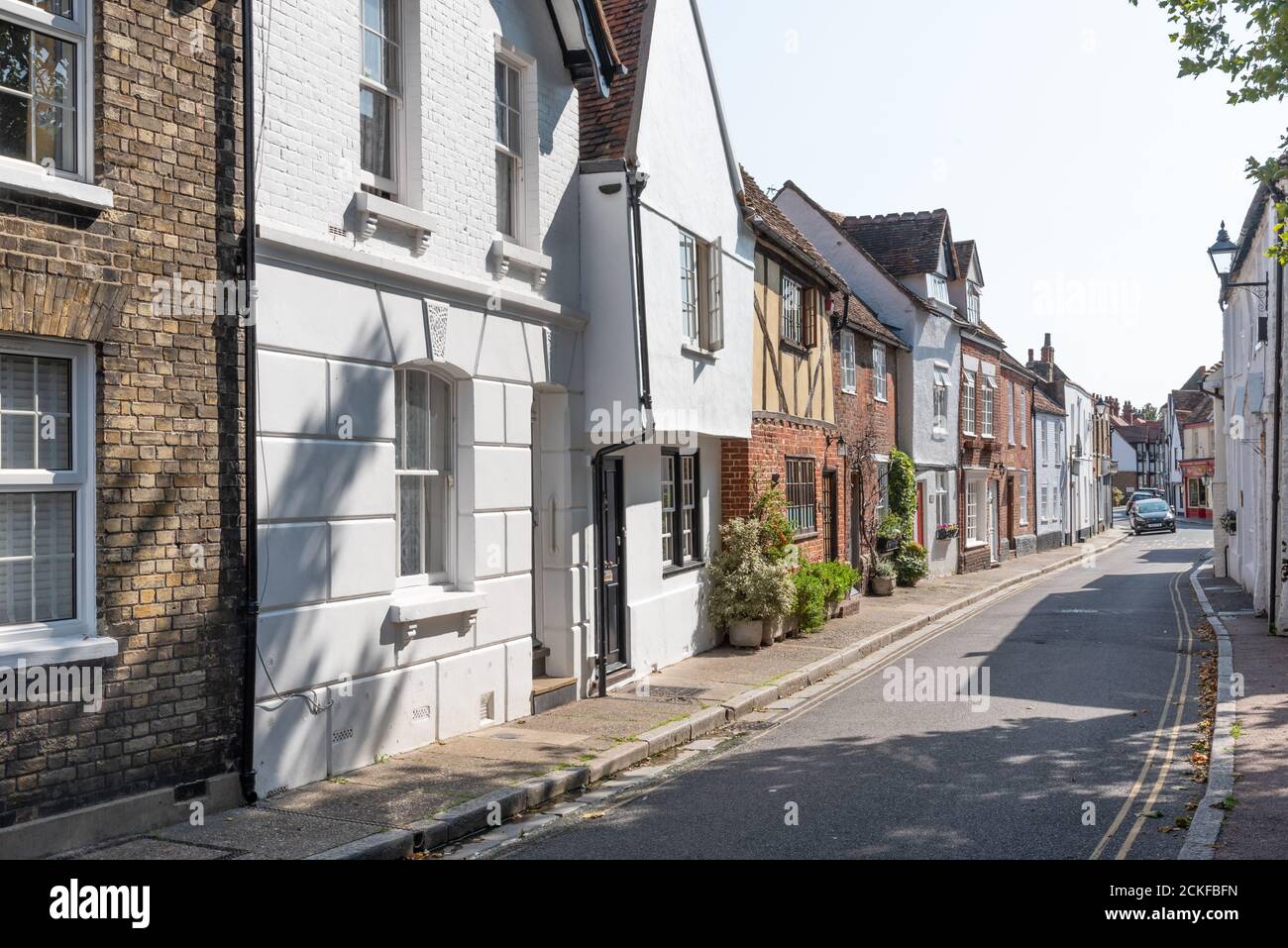 Historische Gebäude in Sandwich, Kent Stockfoto