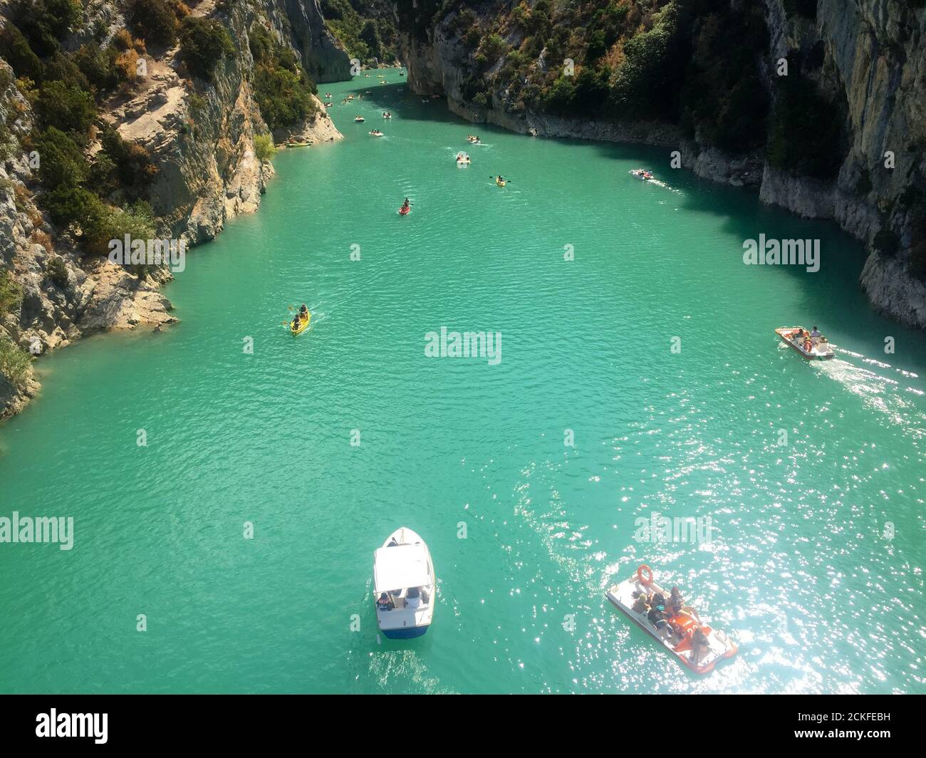 Gorges du Verdon , Landschaft in der Provence, Frankreich - Stockfoto