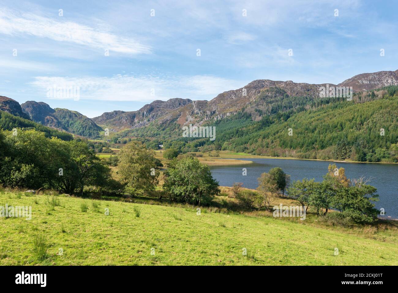 Llyn Crafnant See, Llanrwst, Snowdonia. Stockfoto